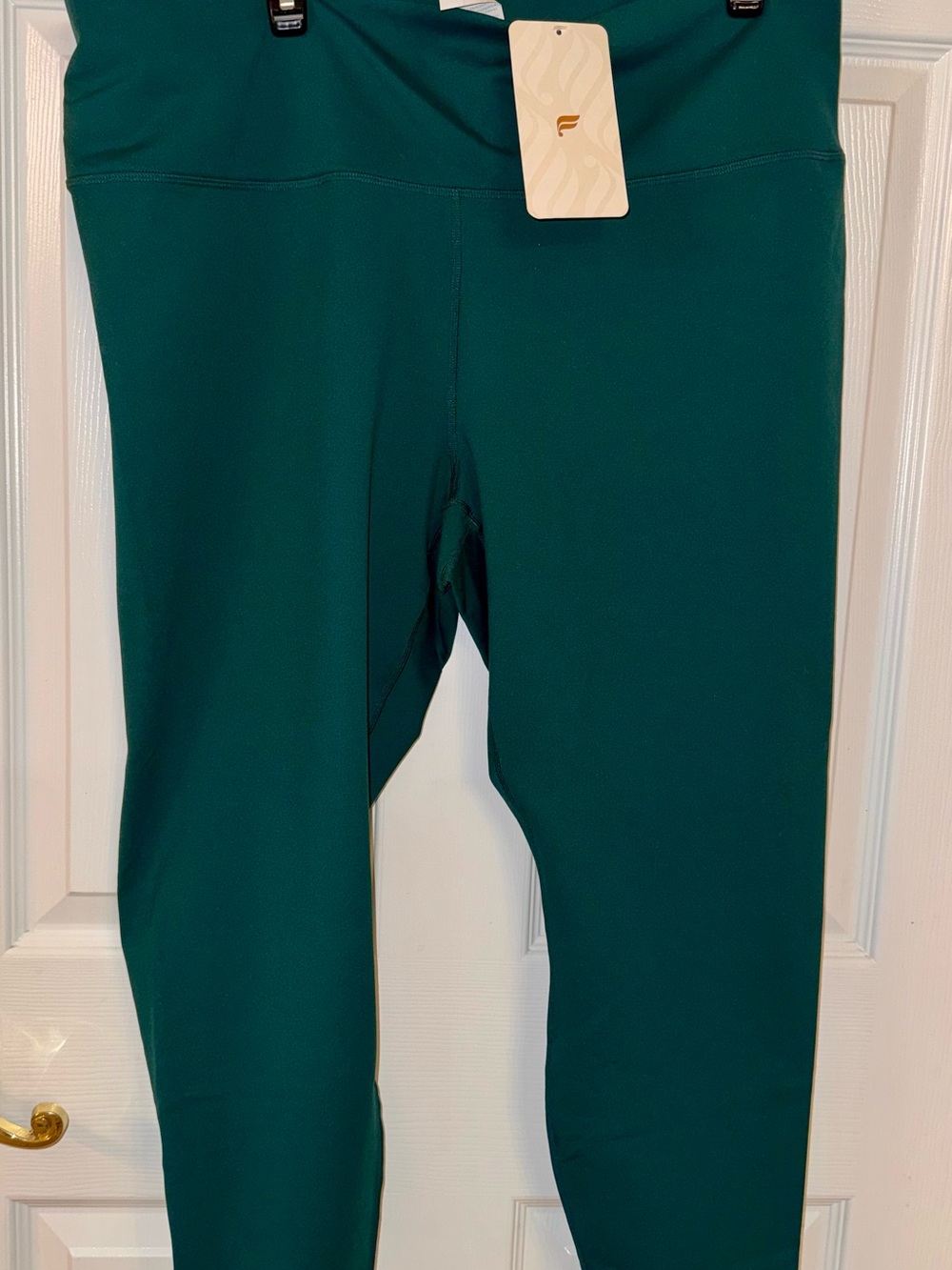 Fabletics Teal High-Waist Performance Leggings